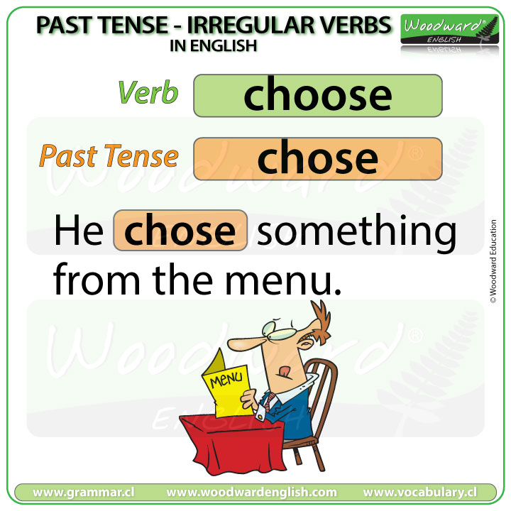 define choose past tense